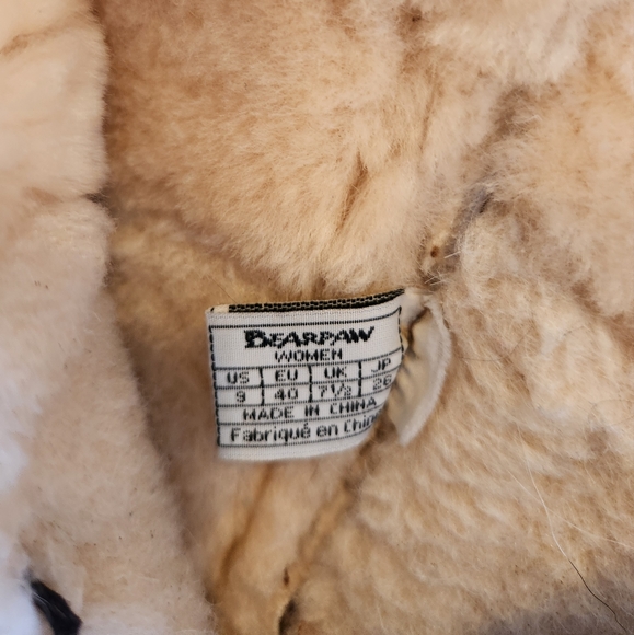 Bearpaw Lauren Tall Winter Boots Tan Suede Shearling Lining Womens 9 Snow Boots - Picture 3 of 4